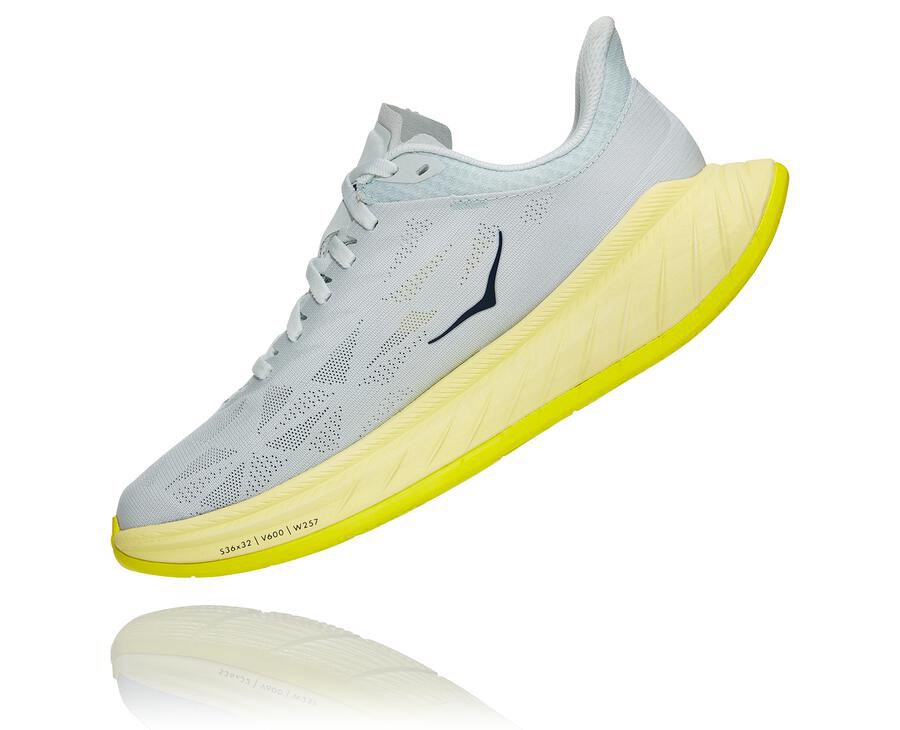 Hoka One One Carbon X 2 Löparskor Dam - Vita - ORLBE-8160